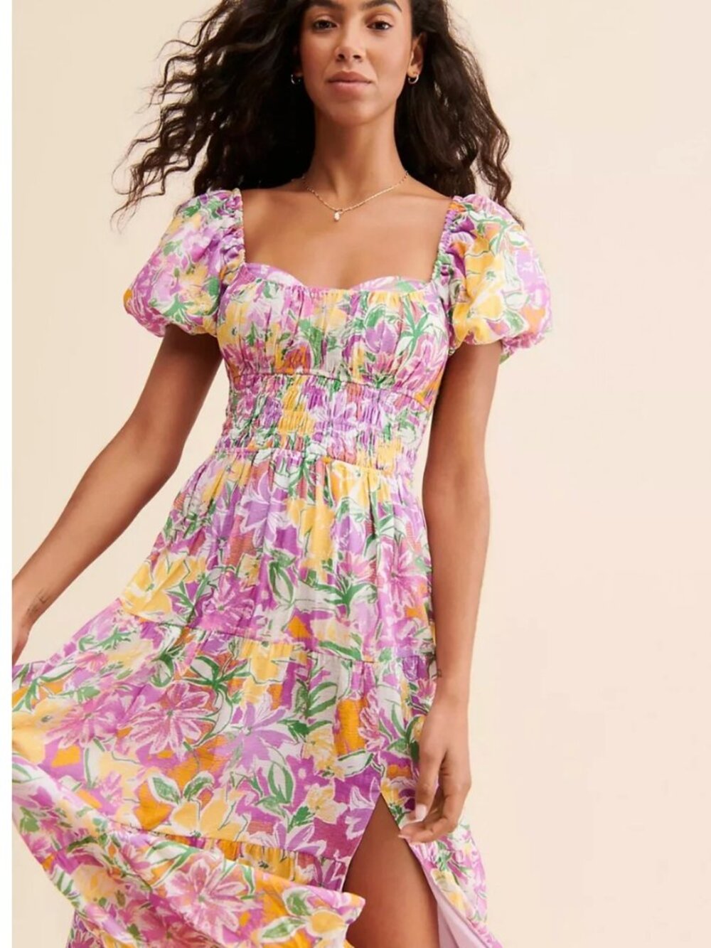ASTR the Label Florentina Maxi Dress Size Small